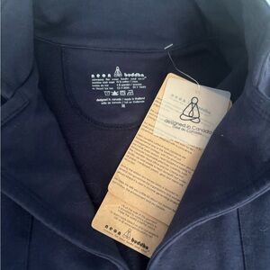 neon buddha Deep Navy cotton stretchy jersey blazer New with Tags